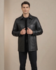Metroline Classic Men’s Leather Car Coat