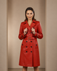 Scarlet Sienna City Trench Coat