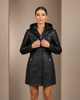 Eclipse Verge Detachable - Hood Leather Coat