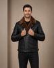Men’s RAF B3 Real Leather Aviator Sheepskin Jacket – Zenith Brown