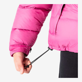 The North Face Black Pink Nuptse 700 puffer jacket