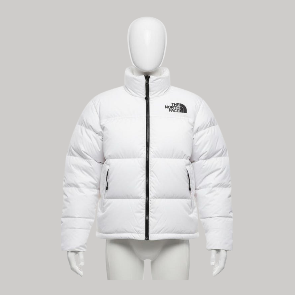 The North Face White Nuptse 700 puffer jacket