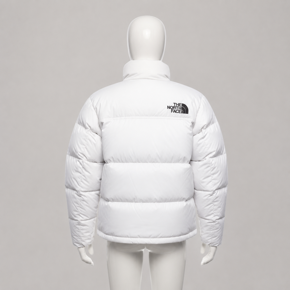 The North Face White Nuptse 700 puffer jacket