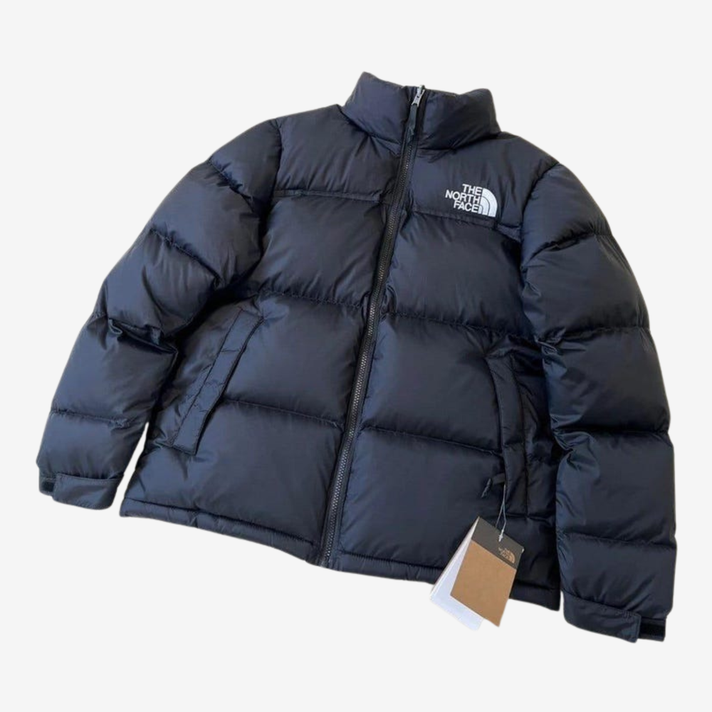 The North Face Navy Nuptse 700 puffer jacket
